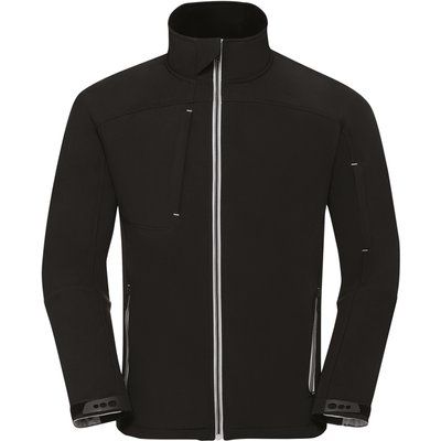 Chaqueta Softshell hombre hidrófuga Black S