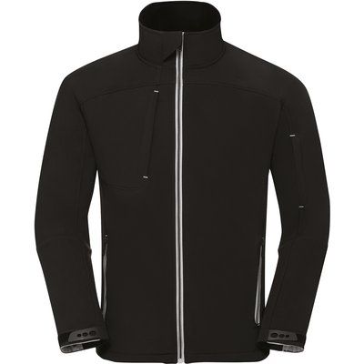 Chaqueta Softshell hombre hidrófuga Black XL