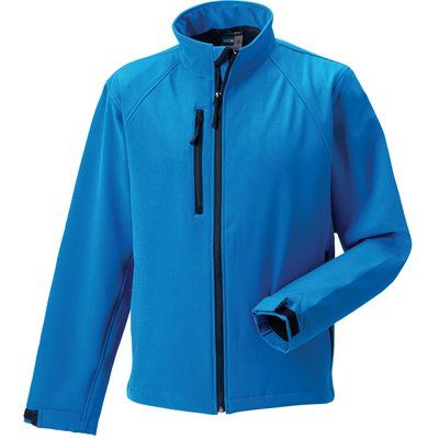 Chaqueta Softshell hombre impermeable Azur Blue XS