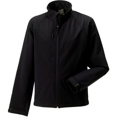 Chaqueta Softshell hombre impermeable Black 4XL