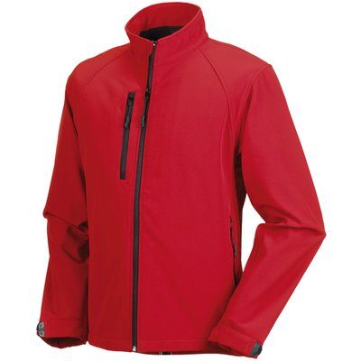 Chaqueta Softshell hombre impermeable Classic Red 3XL