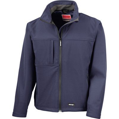 Chaqueta Softshell hombre impermeable cortavientos Navy M