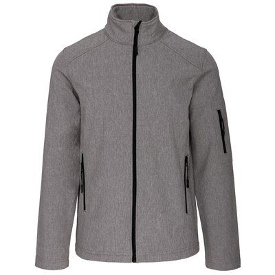 Chaqueta softshell hombre Marl Grey L