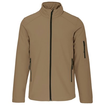 Chaqueta softshell hombre Marrón 4XL