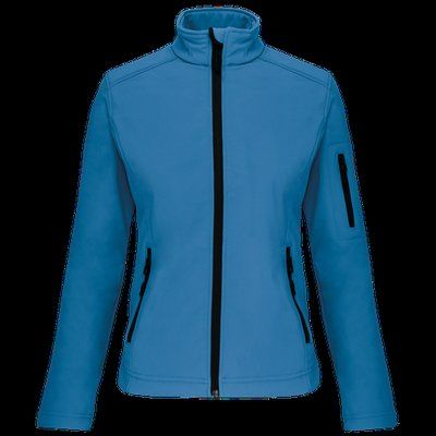 Chaqueta softshell impermeable para muer Aqua Blue 3XL