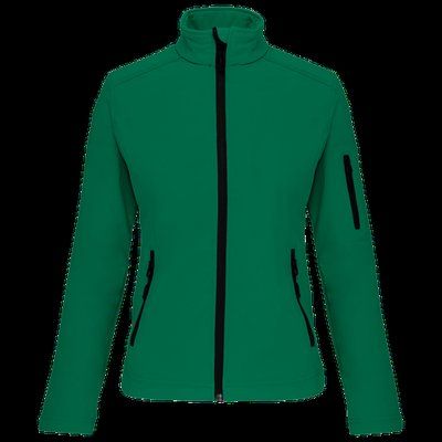 Chaqueta softshell impermeable para muer Kelly Green L