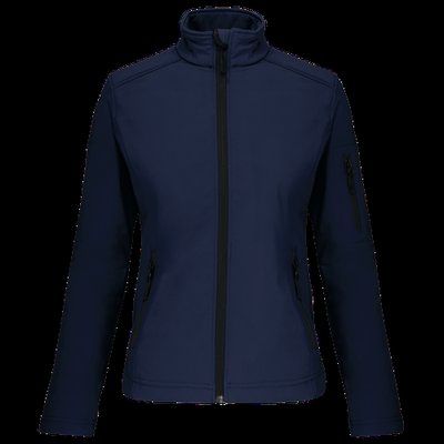 Chaqueta softshell impermeable para muer Navy XL