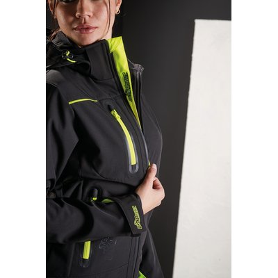 Chaqueta softshell impermeable mujer