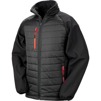 Chaqueta Softshell ligera y cálida Black / Red M