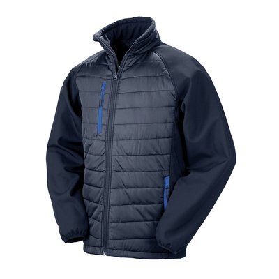 Chaqueta Softshell ligera y cálida Navy / Royal 4XL