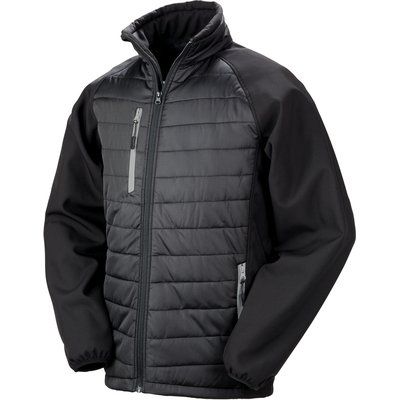 Chaqueta Softshell ligera y cálida Negro 3XL