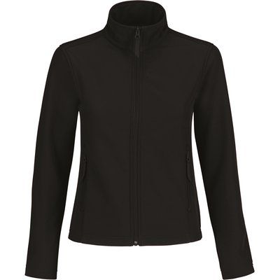 Chaqueta Softshell mujer con bolsillos Black / Black S