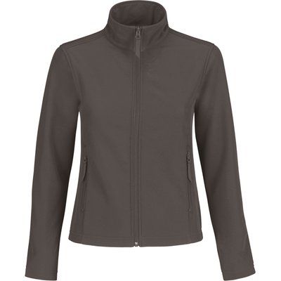 Chaqueta Softshell mujer con bolsillos Dark Grey / Neon Orange XL