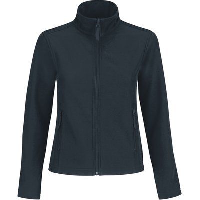 Chaqueta Softshell mujer con bolsillos Navy / Neon Green XS