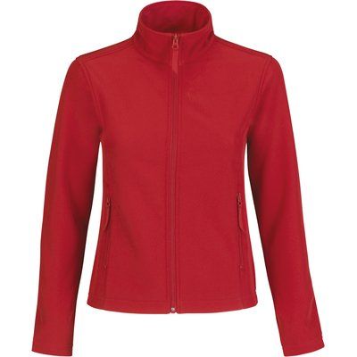 Chaqueta Softshell mujer con bolsillos Red / Warm Grey XS