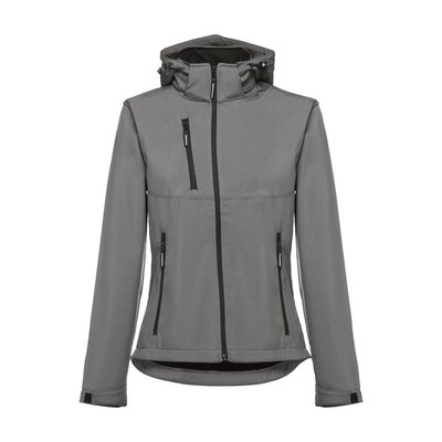 Chaqueta Softshell Mujer Capucha Extraíble