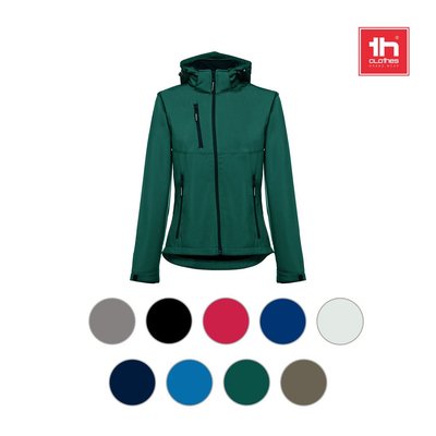 Chaqueta Softshell Mujer Capucha Extraíble