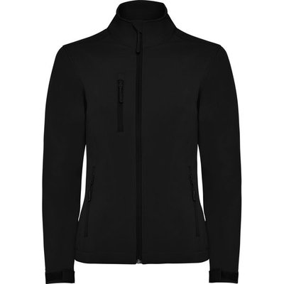 Chaqueta Softshell Mujer con Forro Polar Negro S