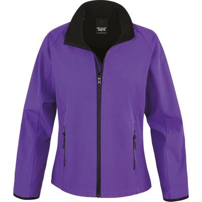 Chaqueta Softshell mujer impermeable Purple / Black S