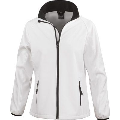 Chaqueta Softshell mujer impermeable White / Black M