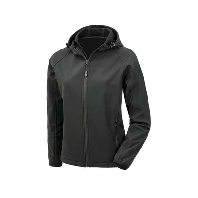 Chaqueta softshell reciclada con capucha mujer