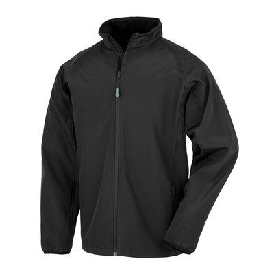 Chaqueta softshell reciclada hombre Black M