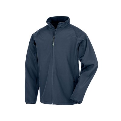 Chaqueta softshell reciclada hombre Navy 3XL