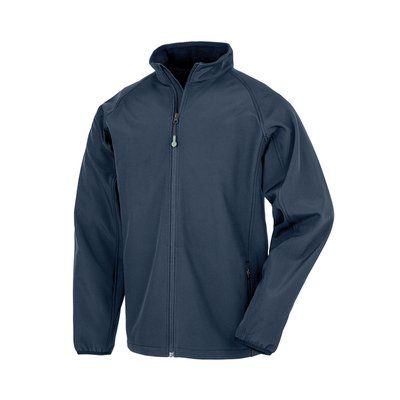 Chaqueta softshell reciclada infantil Navy 5/6 ans