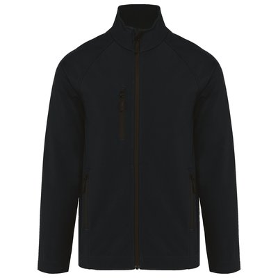 Chaqueta Softshell reciclada unisex Negro XS