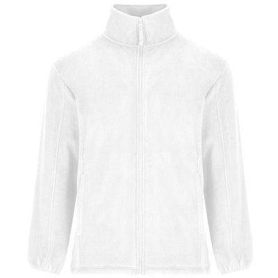 Chaqueta Sudadera Polar Cuello Alto Blanco S