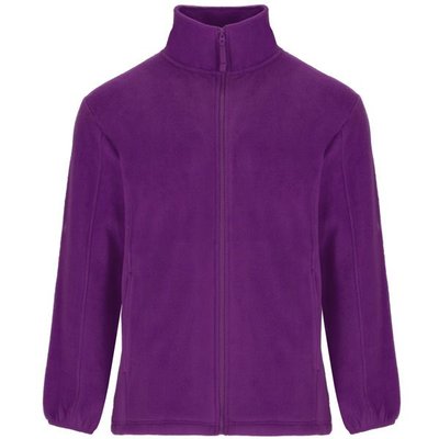 Chaqueta Sudadera Polar Cuello Alto Púrpura 12