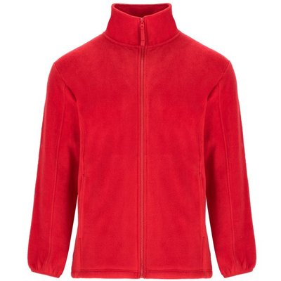 Chaqueta Sudadera Polar Cuello Alto Rojo 4