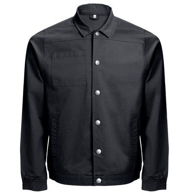 Chaqueta unisex con cierre de botones Negro 3XL