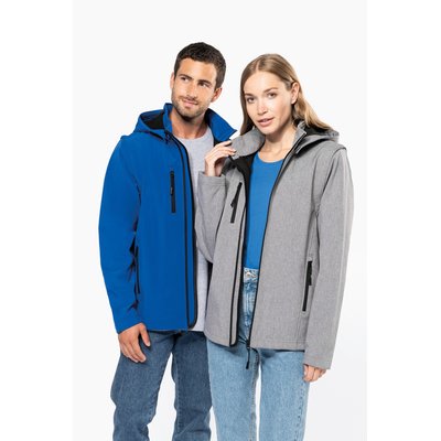 Chaquetas softshell con capucha y mangas extraíbles Unisex