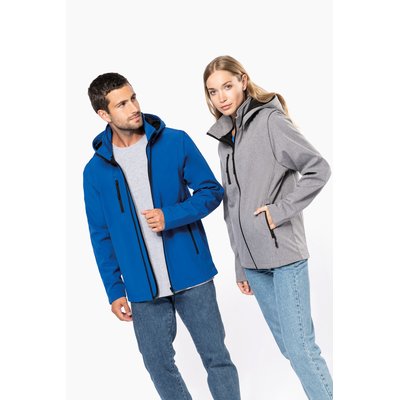 Chaquetas softshell con capucha y mangas extraíbles Unisex