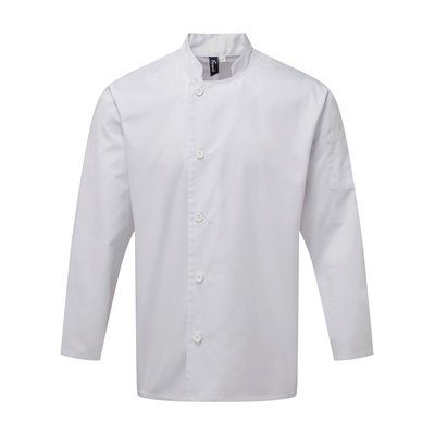 Chaquetilla de chef de manga larga White L