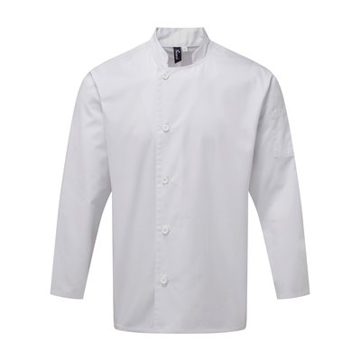 Chaquetilla de chef de manga larga White S