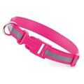 Collar para Mascotas Reflectante Ajustable Fucsia