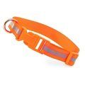 Collar para Mascotas Reflectante Ajustable Naranja