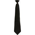 Corbata con clip lavable Black