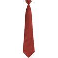 Corbata con clip lavable Burgundy