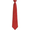 Corbata con clip lavable Red