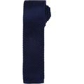 Corbata de punto Navy