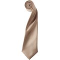 Corbata de satén brillante Beige