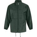 Cortaviento hombre con capucha Bottle Green 3XL