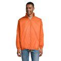 Cortaviento Unisex con Capucha Naranja M