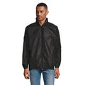 Cortaviento Unisex con Capucha Negro L