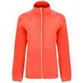 Cortavientos Mujer Ligero CORAL FLUOR M