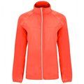 Cortavientos Mujer Ligero CORAL FLUOR XL