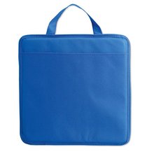 Cojín de non woven con bolsillo Azul